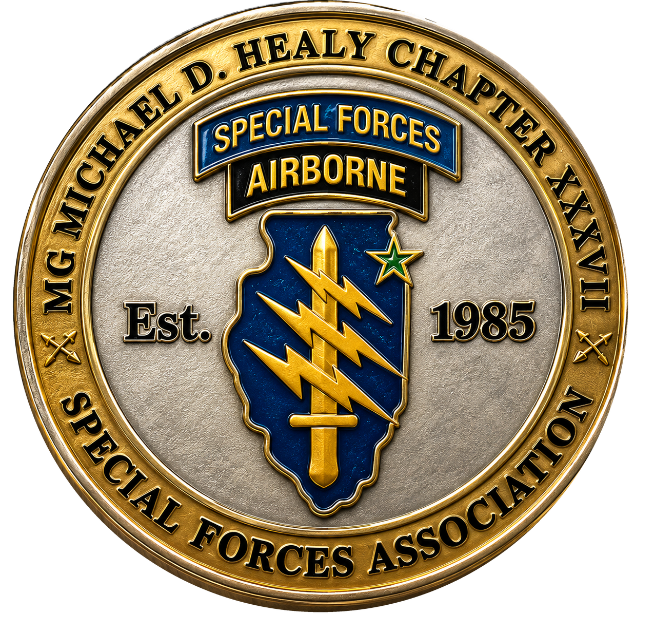 Chapter XXXVII insignia